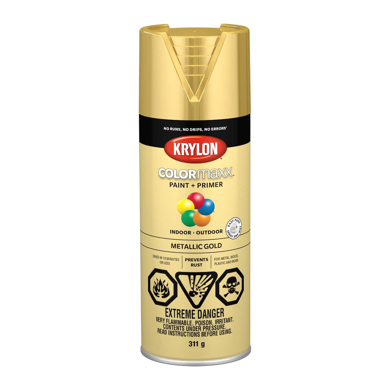Krylon® COLORmaxx™ Metallic Paint + Primer